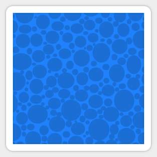 blue bubbles Sticker